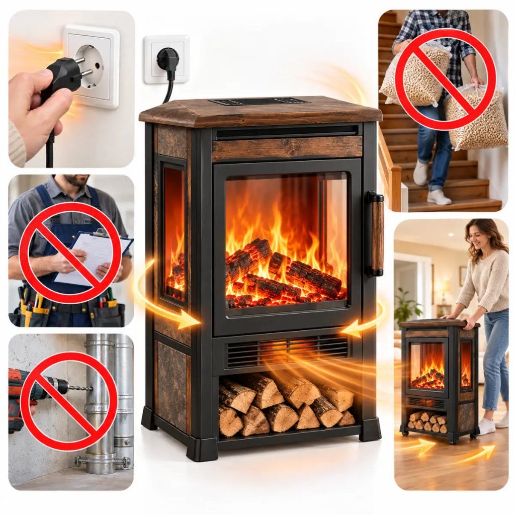 Thermora™ plug and play: niente tecnico, niente fori, niente pellet da trascinare
